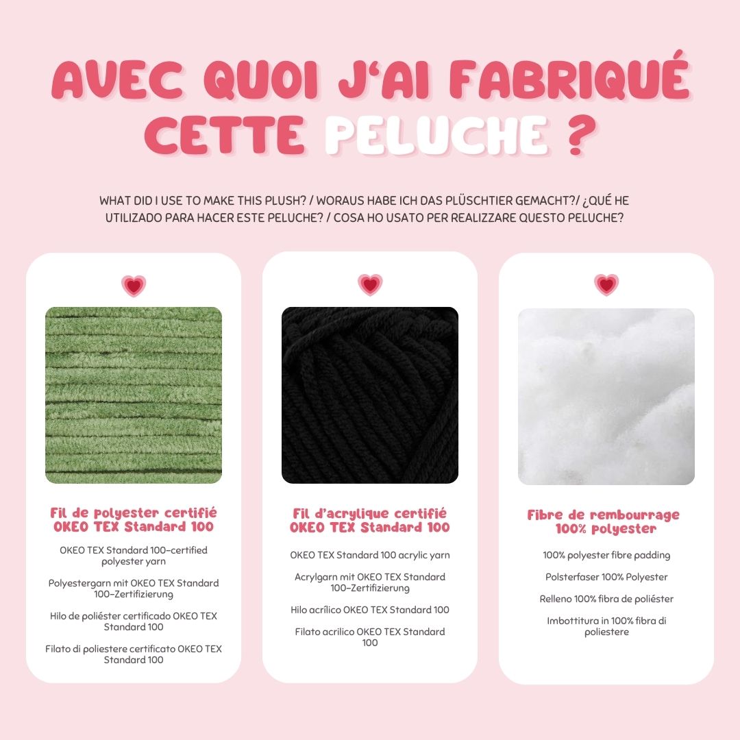Méduse vert clair et vert foncé - Boucles d'Amour